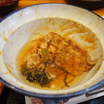 銀の舞 - 豚丼の〆（出汁茶漬け）