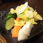 金町製麺 - 漬け物