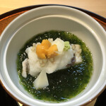 天風楽・ブランド松葉蟹 松屋町 青天 - あおさ海苔の良い香り