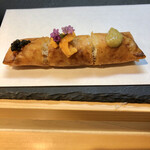 天風楽・ブランド松葉蟹 松屋町 青天 - 宮城のフカヒレに松葉蟹を巻いた春巻！絶品