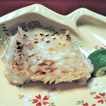 日本料理 きた川 - グジ鱗焼き