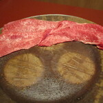 すき焼割烹 日山 - 最後のお肉（島根産）