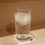 Sushi Akazu - ☆炭酸水で乾杯です(^^♪☆