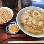 Shirakaba Chaya - 定番の塩ラーメンセット