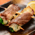 炭焼雷 - コウネねぎ味噌巻き