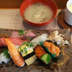 玄海鮨 - 上にぎりランチ（1500円）