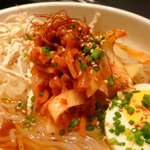 Sumibiyaki Horumon Kurabu Matsumoto Shouten - 自家製ﾀﾞｼを使った、優しい冷麺