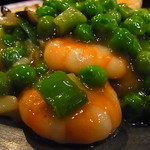 慶楽 - 蝦仁四季豆（この餡のテリを見よ）