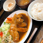母里の風 - 【トンテキ定食】¥950 税込