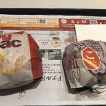 Makudonarudo - ビックマックジュニア（270円）＋ごはんてりやき（370円）