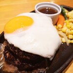 鉄八はっかい - 手ごねハンバーグステーキダブル‼️