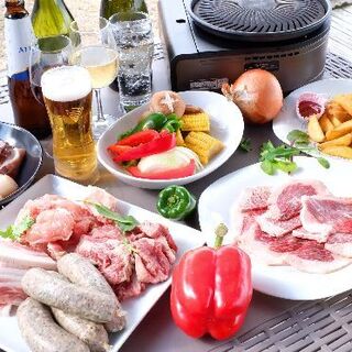 Enjoy authentic BBQ without bringing anything! All-you-can-drink plan starting from 4,000 yen