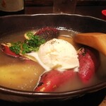 待庵 - 焼き芋のおでん      480円