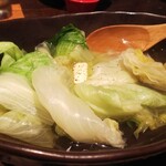 待庵 - レタスのおでん          450円
