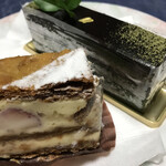 パティスリー ルノワール - ミルフィーユ、抹茶のオペラ