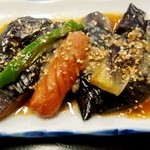 ゆあさ食堂 - ナスの揚げ浸し