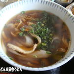 田舎うどん てつ - 2012年4月　土日だけの肉汁