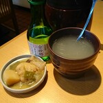 蕎麦焼酎の蕎麦湯割り