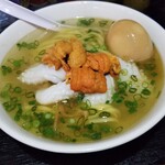 塩そば専門店 桑ばら - 雲丹とモンゴウイカの秋刀魚出汁の塩そば