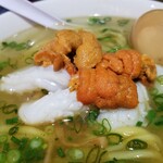 塩そば専門店 桑ばら - 雲丹とモンゴウイカの秋刀魚出汁の塩そば