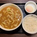 カレーハウス CoCo壱番屋 - カレーうどん ¥712 ＋ ライス ¥105 ＋ 半熟タマゴ ¥73