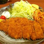 串揚げ 勝 - ランチ、ロースカツ定食600円