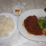 キッチンむらうち - 日替わりランチチキンカツカレーソース