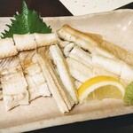 話食庵 - 穴子白焼き