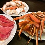 北海道料理蟹専門店 たらば屋 - たらば蟹ボイル食べ方題特撰本ずわい蟹食べ方題