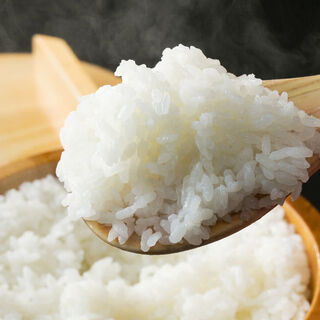 绝品!日本产越光米的现煮米饭可自由追加!