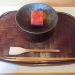 江戸前鮨 二鶴 - あまおういちごの水羊羹