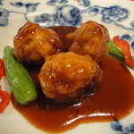 玻璃家 - 肉団子の甘酢あんかけ