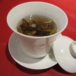 玻璃家 - ジャスミン茶（食後）