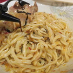 ラーメン二郎 - 赤酢投入～♪