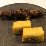 鰻はし本 - うまきと肝焼き