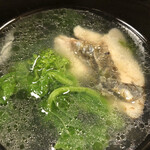 鰻はし本 - 鯉と菜の花のお椀