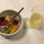 鰻はし本 - 焼酎シロップのフルーツポンチ