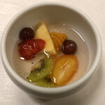 鰻はし本 - 焼酎シロップのフルーツポンチ