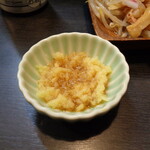 自家製麺 No11 - 生姜ダレは味変のため