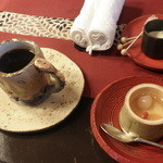 強羅天翠 - コーヒーの器がいい