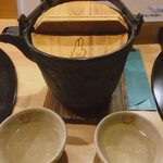 うさぎのしっぽ - ウサギの尻尾の蓋のついた熱燗