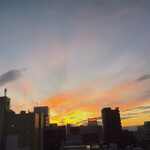 うさぎのしっぽ - ホテルからの夕日