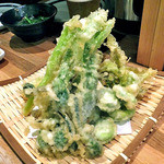 天ぷら処 こさか - 山菜の天ぷら（２０１２年４月）