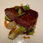 ル　ピニョン - 奥三河高原牛のフィレ肉　大根、ロマネスク　そら豆