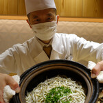 銀座 しのはら - 氷魚と蕨の炊き込みご飯