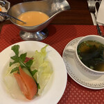 キッチンオガタ - スープ、サラダ、コーヒー付き（ランチ）