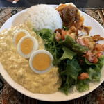 Rasosu - Aji de Gallina + Milanesa1/2 ＋ Adobo con pure