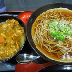 せんねんそば - （2012/3月）「カレーセット」（カレー丼とかけ蕎麦）