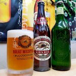 駅前居酒屋 玄 - (生)ブラウマイスター (中瓶)クラシックラガー、ハートランド