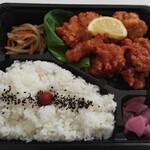 Terao Sutoa - 若鶏唐揚げ弁当(税別250円)